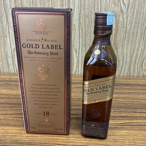 ◇古酒◇ 未開栓 ジョニーウォーカー ゴールドラベル 18年 スコッチウイスキー JOHNNIE WALKER GOLD LABEL 375ml 40% 箱付