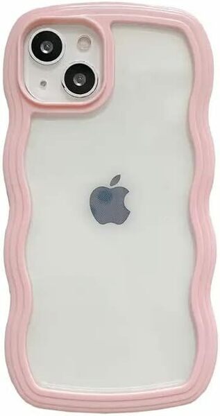 iPhoneSE 第3世代 第2世代 カバー スマホケース うねうね ピンク パステルカラー