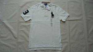 Polo Ralph Lauren Boy's Classicfit Big Pony Polo クリーム L3 ポロ ラルフローレン 子供用 ボーイズ ビッグポニー ポロシャツ