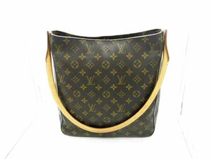 □【LOUIS VUITTON】ルイヴィトン モノグラム ルーピングGM ショルダーバッグ ワンショルダー□/F