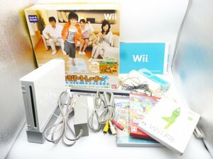 ☆Nintendo Wii ニンテンドー ウィー 本体 ソフト3本 まとめ セット ゲーム 任天堂☆/N