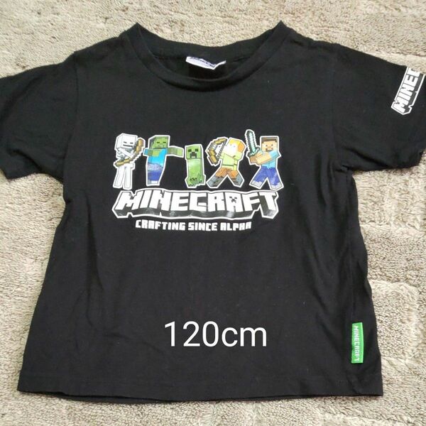 マインクラフトMinecraft★半袖Tシャツ120cmマイクラ