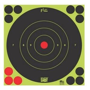 Pro-Shot プロショット Splattershot Bullseye Green - Peel & Stick　6インチ 60枚 標的 的紙 実銃 ターゲット
