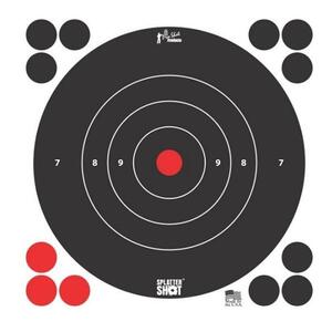 Pro-Shot プロショット SplatterShot Bullseye Target 12インチ ホワイト 12枚 標的 的紙 実銃 ターゲット