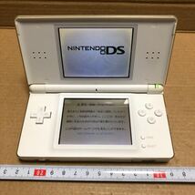 DS Lite ホワイト ニンテンドーDS Nintendo クリスタルホワイト ゲーム機 任天堂 動作確認済み _画像1