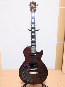 ★激レア★希少★EDWARDS by ESP(Made in JAPAN)のE-I-135QM★LUNA SEA INORANモデルのマローネ廉価版★