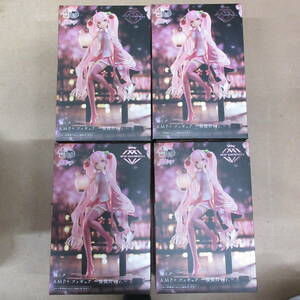 * unopened Sakura Miku Hatsune Miku figure AMP+ figure Sakura lantern ver. ARTIST MASTERPIECE+ 4 piece summarize super-discount 1 jpy start 