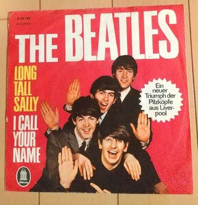 ドイツorigシングル 「LONG TALL SALLY」 BEATLES/ビートルズ