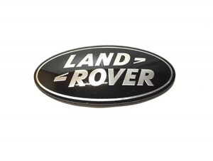 DAG500160G 1SB レンジローバースポーツ RANGE ROVER SPORT デカール プレート オーバル フロント LAND ROVER Black×Silver 純正品