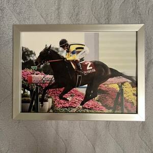  horse racing Jean ta Le Mans taru. island .. autograph autograph A4 photograph ru mail .. wistaria rice field . 7 . horse ticket iki knock s river rice field .. deep impact goods 