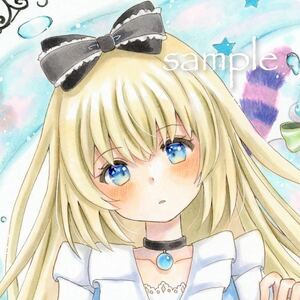 Art hand Auction 手描きイラスト◇ALICE◇B5◇オリジナル◇, コミック, アニメグッズ, 手描きイラスト