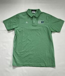 ルコックスポルティフ　ゴルフコレクション　半袖ポロシャツ　メンズLLサイズ　グリーン　QG2959