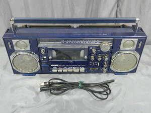  rare radio-cassette [BROTHER stereo cassette recorder OT-446 Brother industry ] radio reception possibility * cassette tape operation un- talent 