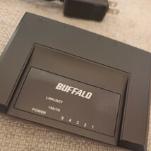 BUFFALO/バッファロー★LSW-TX-5EPB★10/100M スイッチングHub★5-Port★完動品！★送料格安！3cm以内で発送可★送料、最安価で対応します_画像6