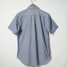 USA製 SERO SHIRTMAKERS セロ 半袖 シャンブレーシャツ 14 / ボタンダウンシャツ BDシャツ_画像2