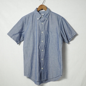 USA製 SERO SHIRTMAKERS セロ 半袖 シャンブレーシャツ 14 / ボタンダウンシャツ BDシャツ