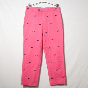 BROOKS BROTHERS Brooks Brothers whale embroidery slacks W32 pink / chinos pants 