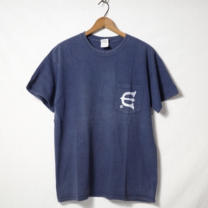 Evisen Skateboards ゑ エビセン スケートボード ポケット Tシャツ M ネイビー / ロゴ SK8 スケボー