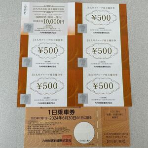 JR九州 1日乗車券 株主優待券2500円