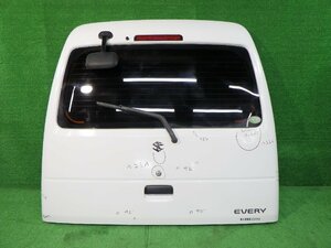 スズキ エブリィ DA64V バックドア/リアゲート 26U ホワイト 白 セントラル M2A1 フィルム付 69100-68H01 69100-68H02 修理ベース ジャンク