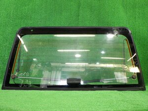 日産 パオ PK10 リアガラス リアウインドウガラス バックドアガラス 上側 M215 90312-35B25 フィルム付 熱線不動 ジャンク