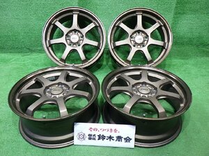 中古 17インチ 17×7J 5穴 無限 社外 アルミホイール 4本セット MUGEN 鍛造ホイール 無限GP 希少