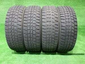 中古 ダンロップ タイヤ 冬 185/65R15 4本 2018年 WM02