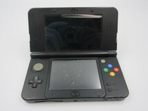 ■【ジャンク・通電OK】 任天堂 ニンテンドー 3DS ブラック 本体 マリオ きせかえプレート ゲーム機 ハード _画像8