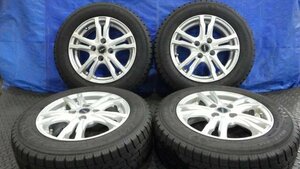 【宮城 塩釜発】中古 冬タイヤ・社外ホイールセット 4本 165/70R14 トーヨー GARIT GIZ 2022年製 8分山 FEID ※個人宛発送不可