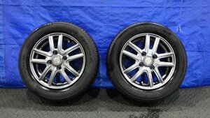 【宮城 塩釜発】中古 サマータイヤ・ホイールセット ヨコハマ BluEarth-ES ES32 155/65R13 2023年07週 10分山 ※個人宛発送不可