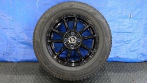 【宮城 塩釜発】中古 スタッドレスタイヤ・社外ホイールセット 1本 175/70R14 ブリザックVRX3 2022年製 8分山 ※個人宛発送不可