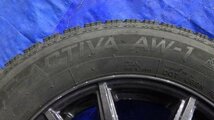 【宮城 塩釜発】中古 スタッドレスタイヤ・社外ホイールセット 4本 195/65R15 ナンカン ICE ACTIVA AW-1 2022年製 8分山 ※個人宛発送不可_画像8