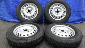 【宮城 塩釜発】中古 冬タイヤ・純正ホイールセット 4本 145/80R13 ヨコハマ iceGUARD iG60 2021年製 9分山 ※個人宛発送不可