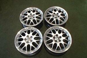 【青森発】中古 アルミ ホイール ゴルフ純正 BBS 16x6.5J 5H PCD 100 +42 4本 ＜個人宛発送不可商品＞