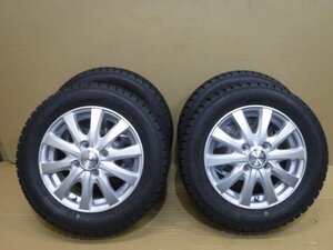 【岩手 盛岡発】中古 ホイール付タイヤ グッドイヤー スタッドレス ICENAVI 6 155/65R13 4本 2019年製 ＜個人あて発送不可商品＞