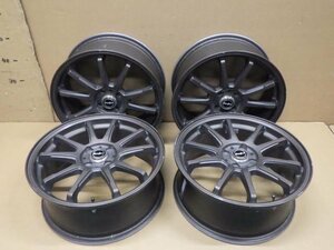 【岩手 盛岡発】中古 ホイール BLEST ブレスト ユーロスポーツ 17ｘ7J 4穴 100 +45 4本 ブロンズ 17インチ 傷有 ＜個人あて発送不可商品＞