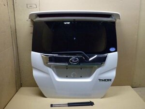 【岩手 盛岡発】中古 純正 トール カスタム オプションスポイラー付 5BA-M910S バックドア パール ＜個人宛は支店止め配送＞