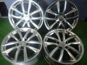 【青森発】中古 アルミ ホイール 日産 インフィニティ純正 17x7.5J 5H PCD 114.3 +45 4本＜個人宛発送不可商品＞