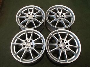 【青森発】中古 アルミ ホイール メルセデスベンツ純正 17x7J 5H PCD 114.3 +49 4本 ＜個人宛発送不可商品＞