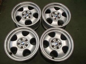 【青森発】中古 アルミ ホイール 純正 BMW 17x8J 5H PCD 120 +24 4本 ホイールカバー欠品＜個人宛発送不可商品＞