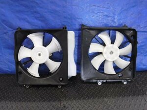 【宮城 塩釜発】中古 電動ファン フィット DBA-GE6 純正品 左右セット DENSO 168000-8731 T240 ※個人宛発送不可