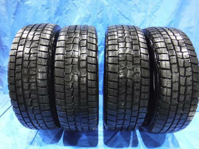 【宮城 塩釜発】中古 スタッドレスタイヤセット 4本 ダンロップ WINTER MAXX WM01 215/60R16 95Q 2017年製 ※個人住所宛発送不可