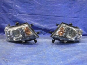 【宮城 塩釜発】中古 左右ヘッドランプASSY ワゴンＲ DBA-MH23S リミテッド 純正品 HID KOITO 100-59191