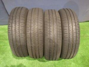 【青森発】中古 ダンロップ サマー 夏 タイヤ ENASAVE EC204 155/65R13 4本 2017年製＜個人あて発送不可商品＞