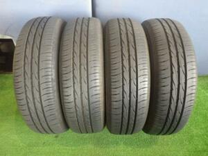 【青森発】中古 ダンロップ サマー 夏 タイヤ ENASAVE EC203 175/65R15 4本 2017年製＜個人あて発送不可商品＞