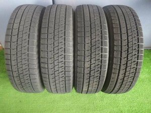 【青森発】中古 ブリヂストン スタッドレス 冬 タイヤ VRX2 155/65R13 4本 2021年製＜個人宛て発送不可＞