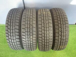 【青森発】中古 ダンロップ スタッドレス 冬 タイヤ WINTERMAX WM02 155/65R13 4本 2020年製＜個人あて発送不可商品＞