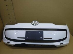 【岩手 盛岡発】中古 純正 VW アップ！ DBA-AACHY フロントバンパー H25年式 凹み 傷有り ＜個人あて発送不可商品＞