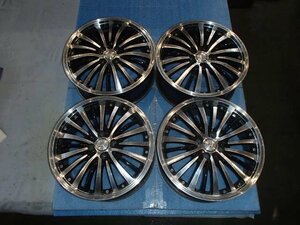 【青森発】中古 アルミ ホイール 社外 MANARAY VERTEC 17x7J 4H PCD 114.3 オフセット不明 4本 ＜個人宛発送不可＞