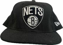 新品　ニューエラ キャップ 9FIFTY ブルックリン ネッツ 7 5/8 NBA CAP NEW ERA BROOKLYN NETS_画像2